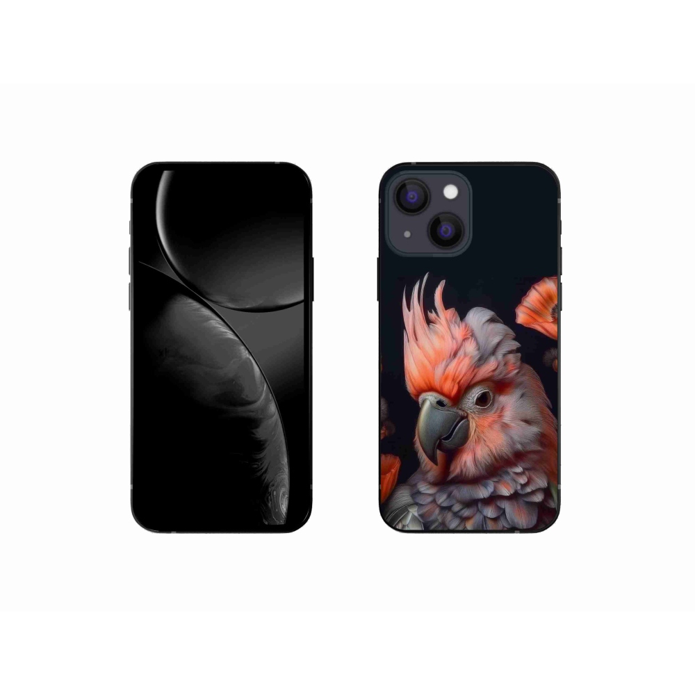 Gélový kryt mmCase na iPhone 13 Mini - papagáj kakadu vo farbách