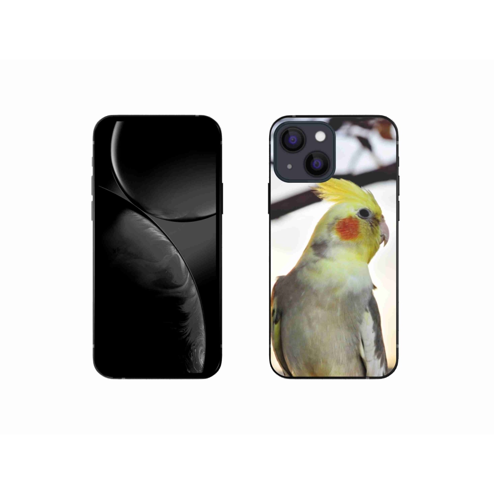 Gélový kryt mmCase na iPhone 13 Mini - papagáj korela