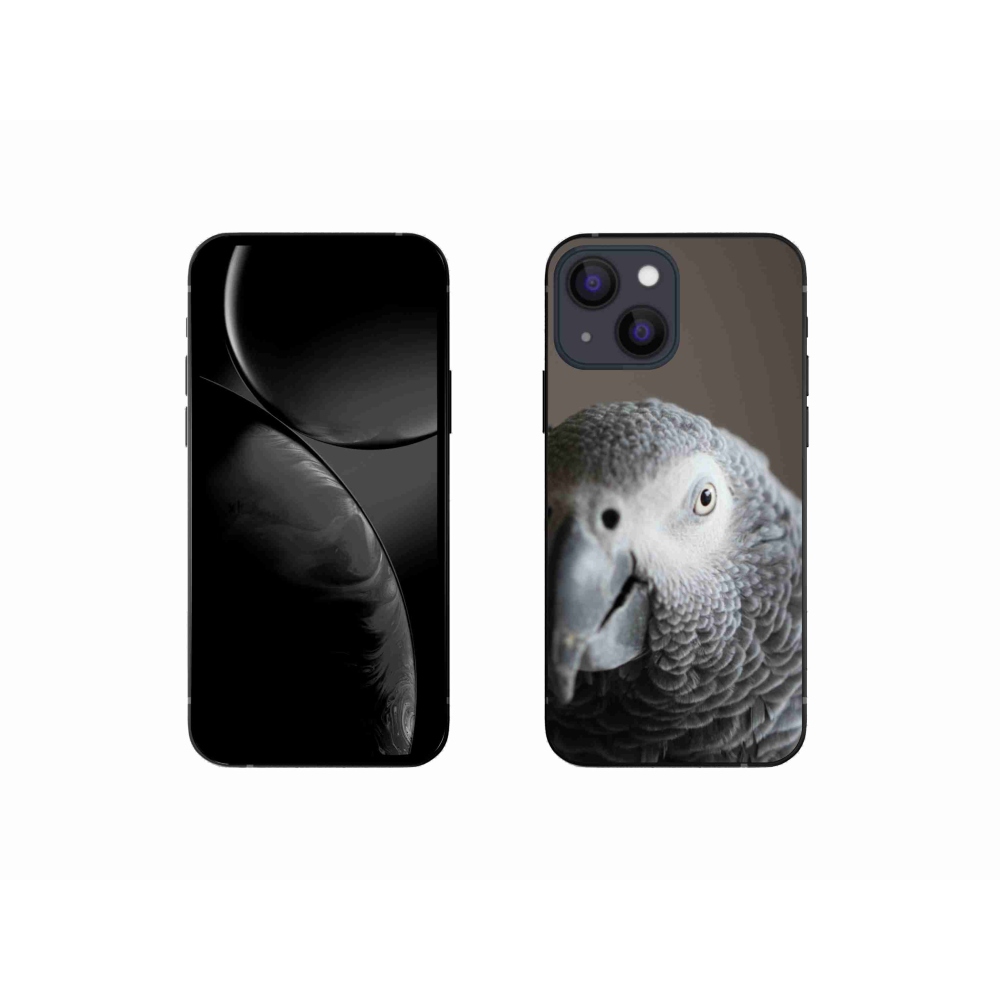 Gélový kryt mmCase na iPhone 13 Mini - papagáj žako 2