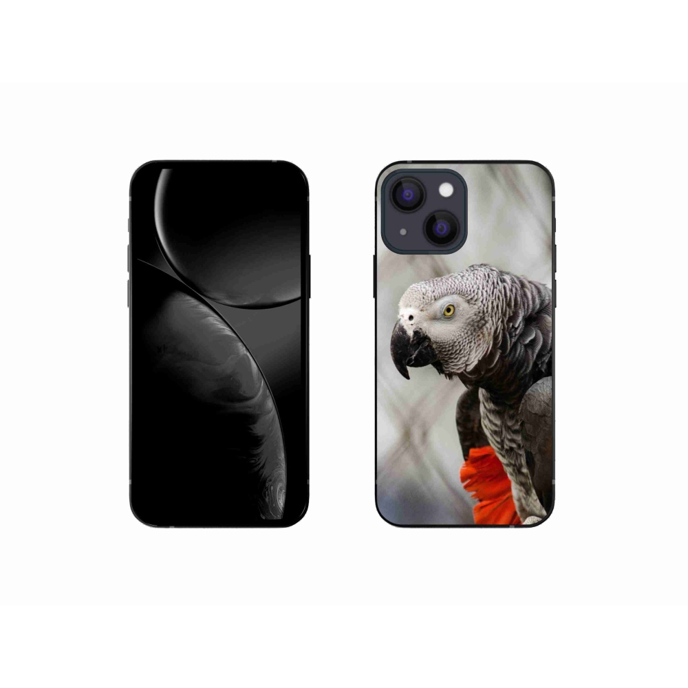 Gélový kryt mmCase na iPhone 13 Mini - papagáj žako 3