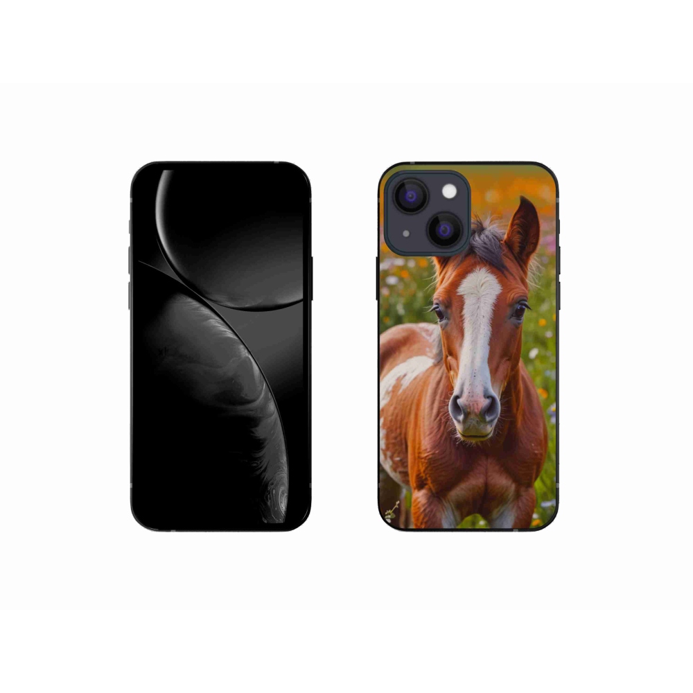 Gélový kryt mmCase na iPhone 13 Mini - roztomilé žriebä
