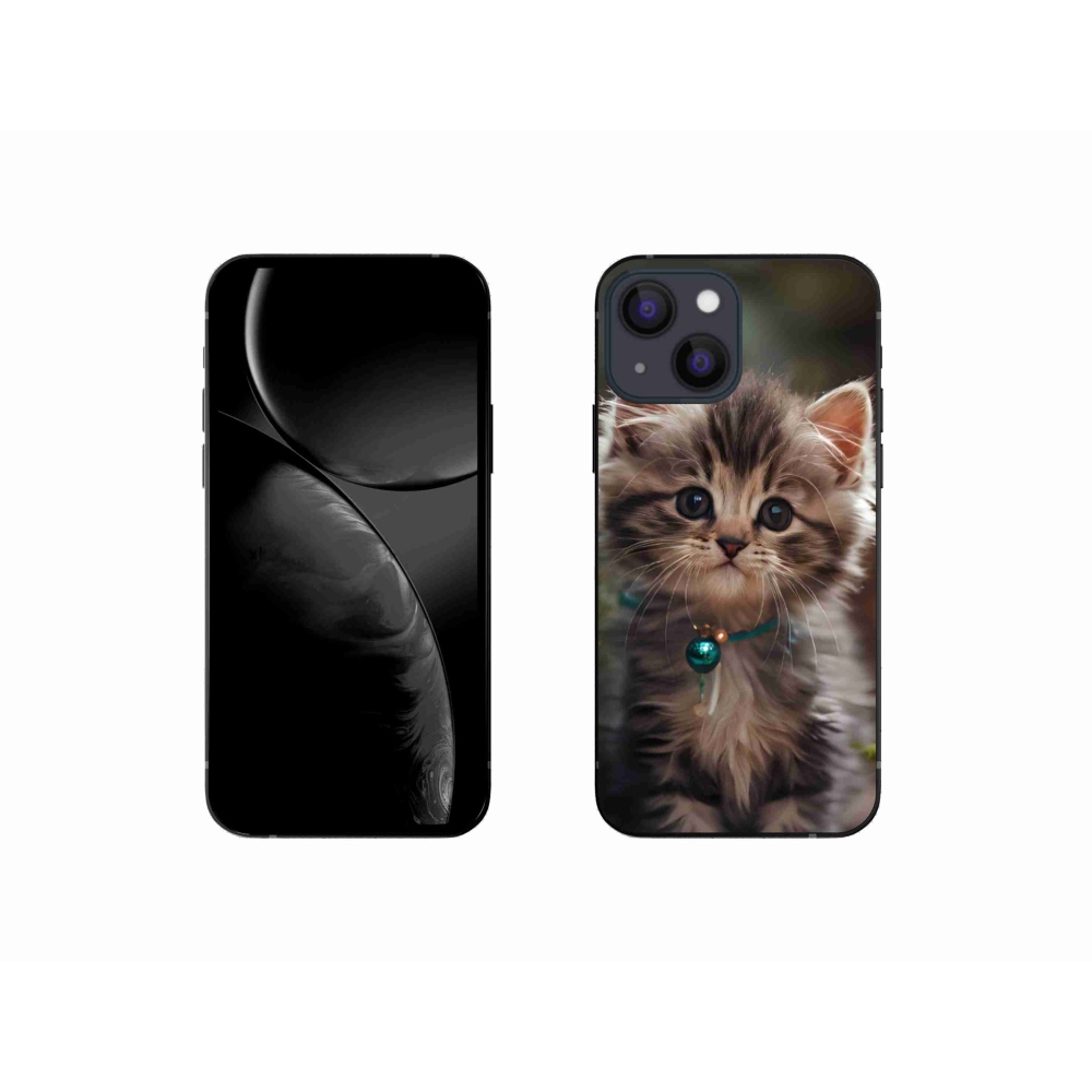 Gélový kryt mmCase na iPhone 13 Mini - roztomilé mačiatko 11