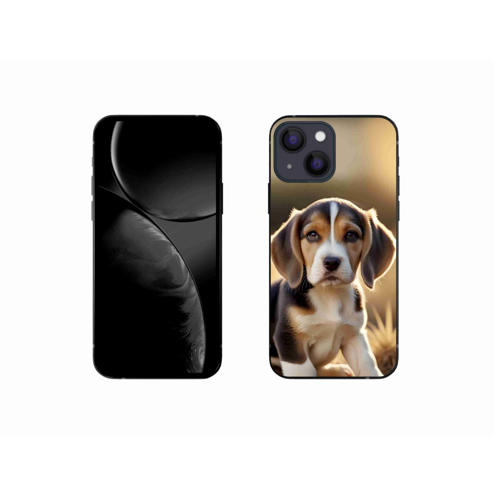 Gélový kryt mmCase na iPhone 13 Mini - roztomilý bígl