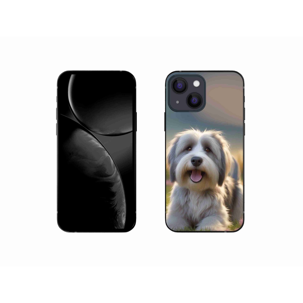 Gélový kryt mmCase na iPhone 13 Mini - roztomilý havanský psík