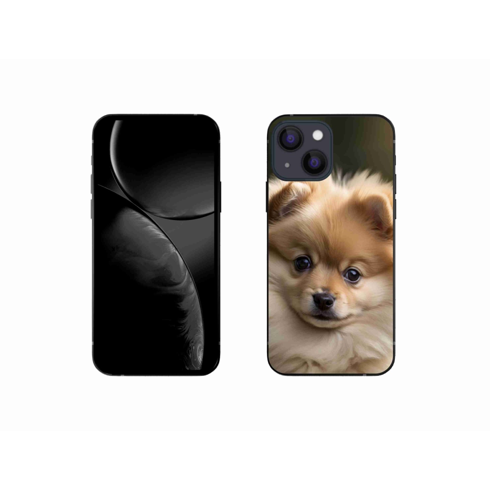 Gélový kryt mmCase na iPhone 13 Mini - roztomilý pomeranian 2