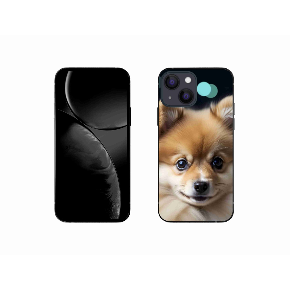 Gélový kryt mmCase na iPhone 13 Mini - roztomilý pomeranian