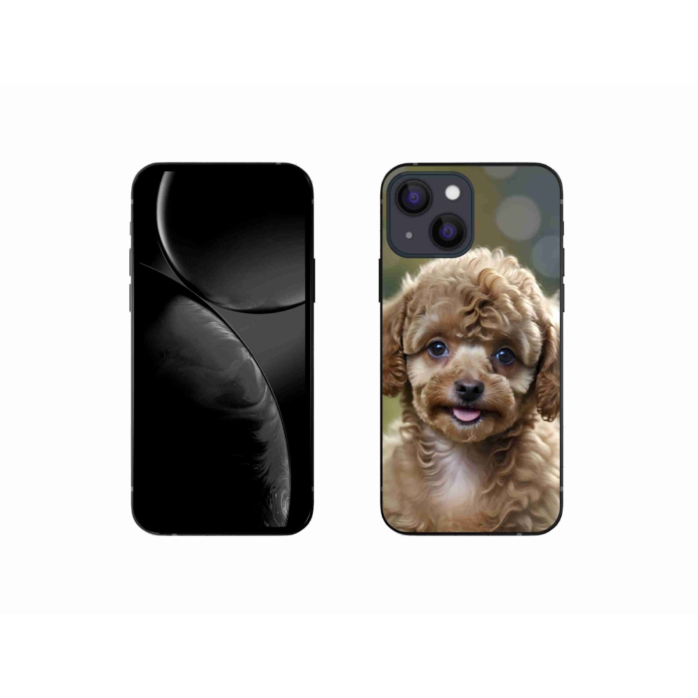Gélový kryt mmCase na iPhone 13 Mini - roztomilý pudel