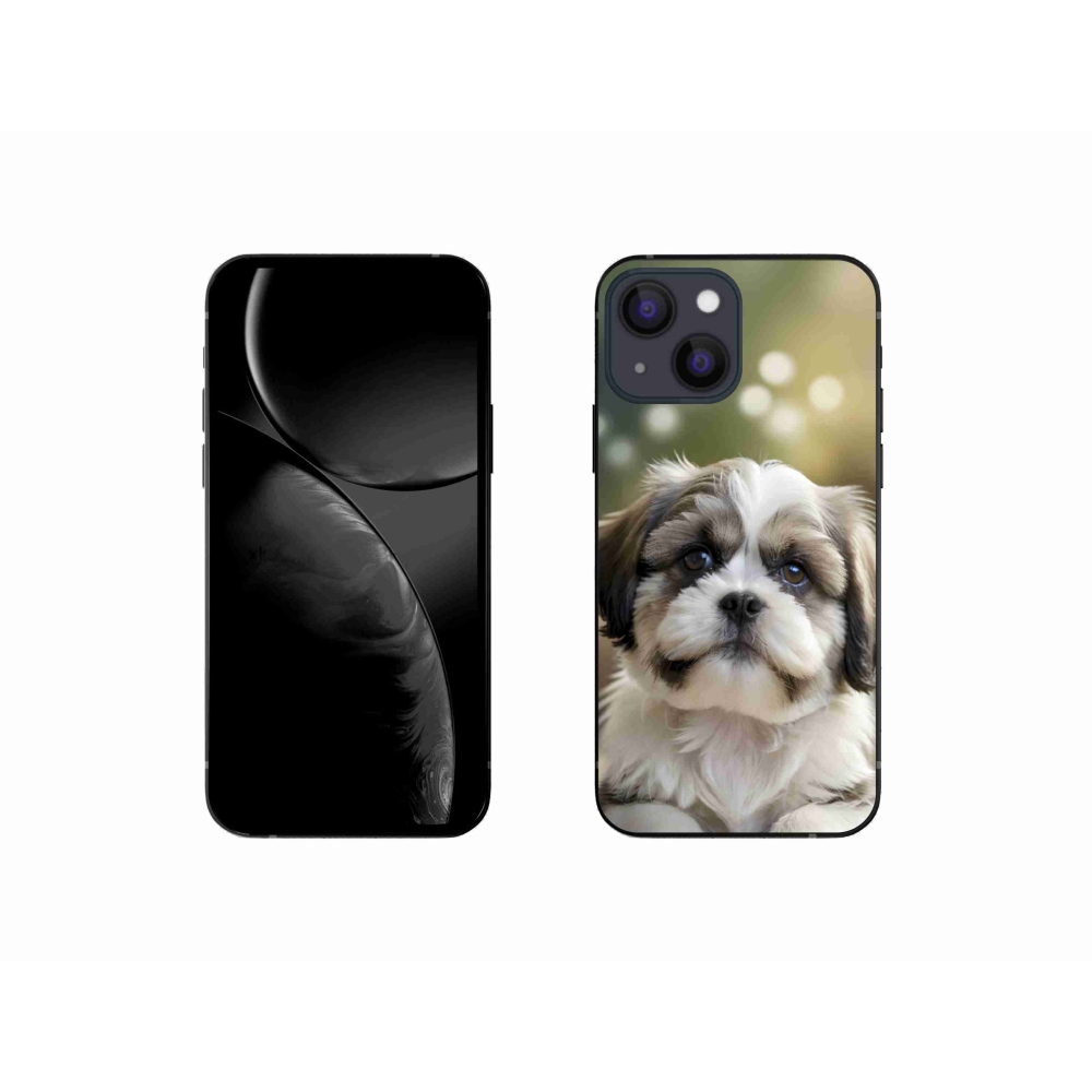 Gélový kryt mmCase na iPhone 13 Mini - roztomilý shih-tzu