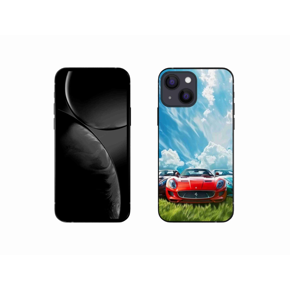 Gélový kryt mmCase na iPhone 13 Mini - športové vozidlá