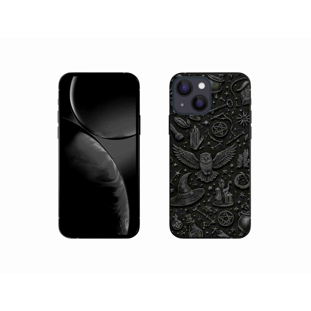 Gélový kryt mmCase na iPhone 13 Mini - tmavý magický svet
