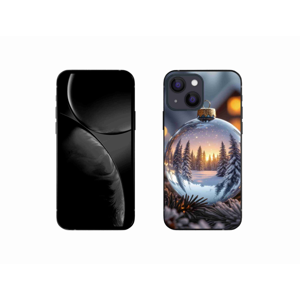 Gélový kryt mmCase na iPhone 13 Mini - vianočná ozdoba