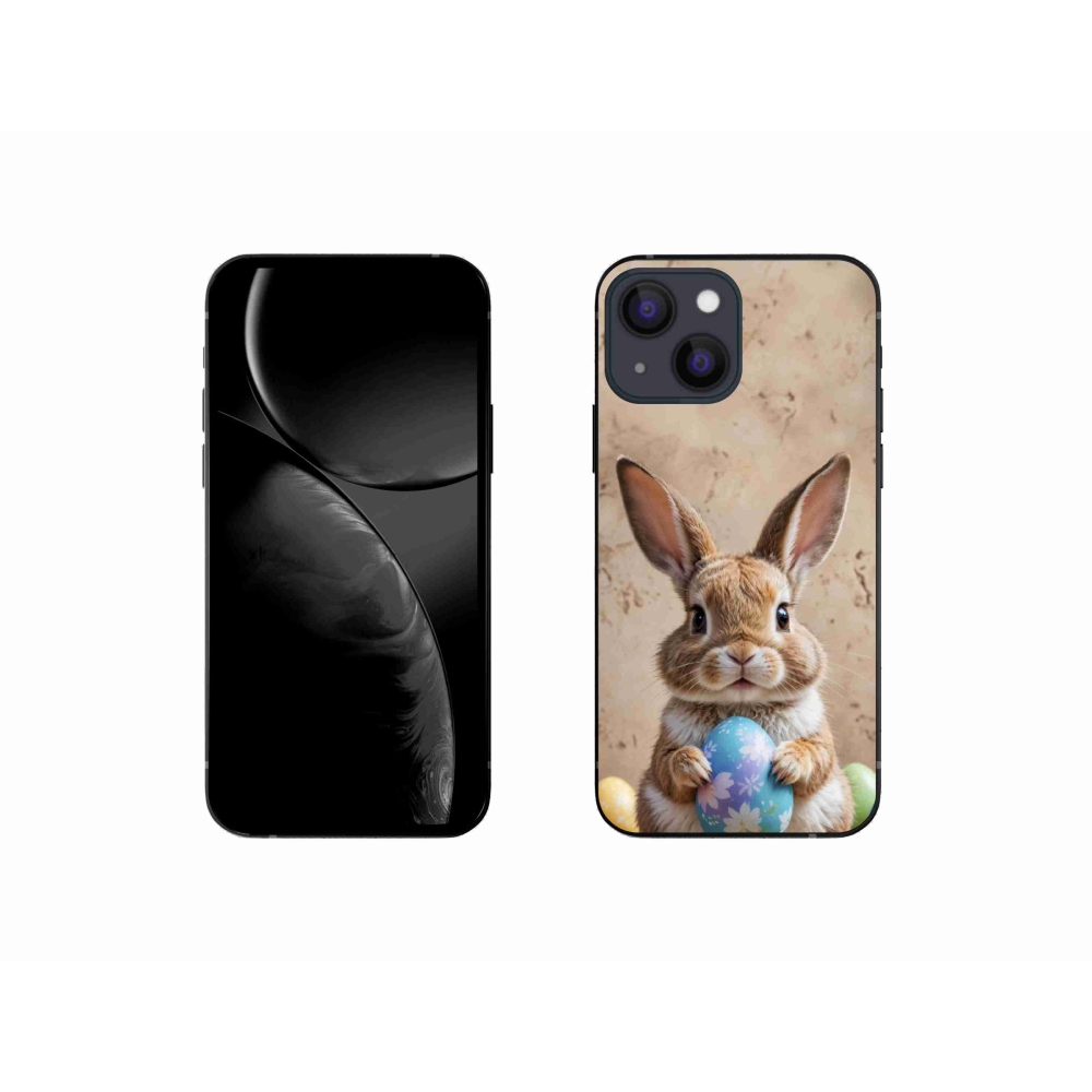 Gélový kryt mmCase na iPhone 13 Mini - veľkonočný zajačik