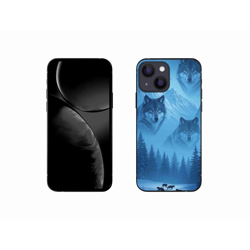 Gélový kryt mmCase na iPhone 13 Mini - vlčia svorka