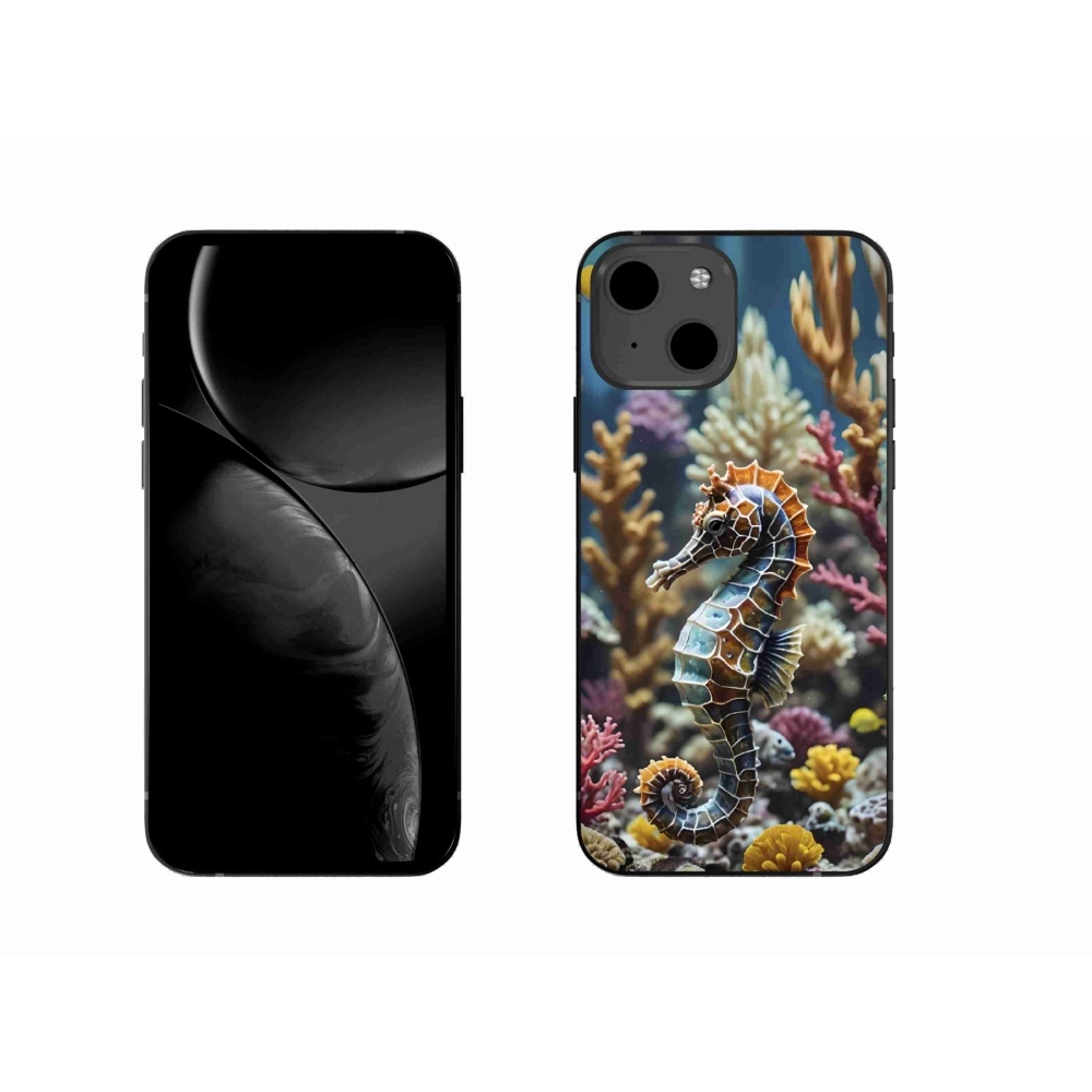 Gélový kryt mmCase na iPhone 13 - morský koník 2