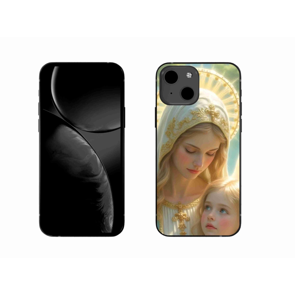 Gélový kryt mmCase na iPhone 13 - náboženský motív 2