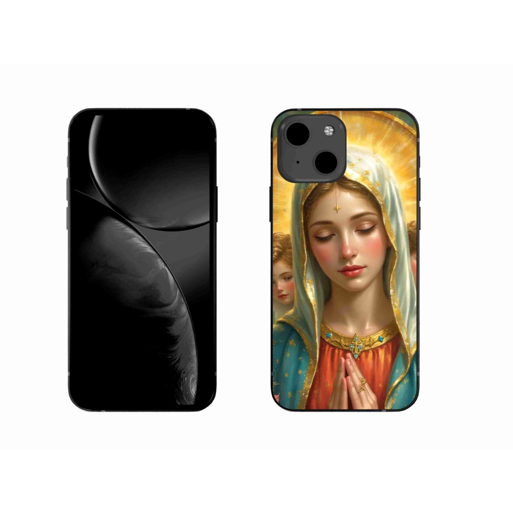 Gélový kryt mmCase na iPhone 13 - náboženský motív 3