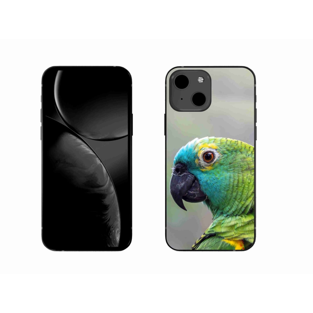 Gélový kryt mmCase na iPhone 13 - papagáj amazoňan