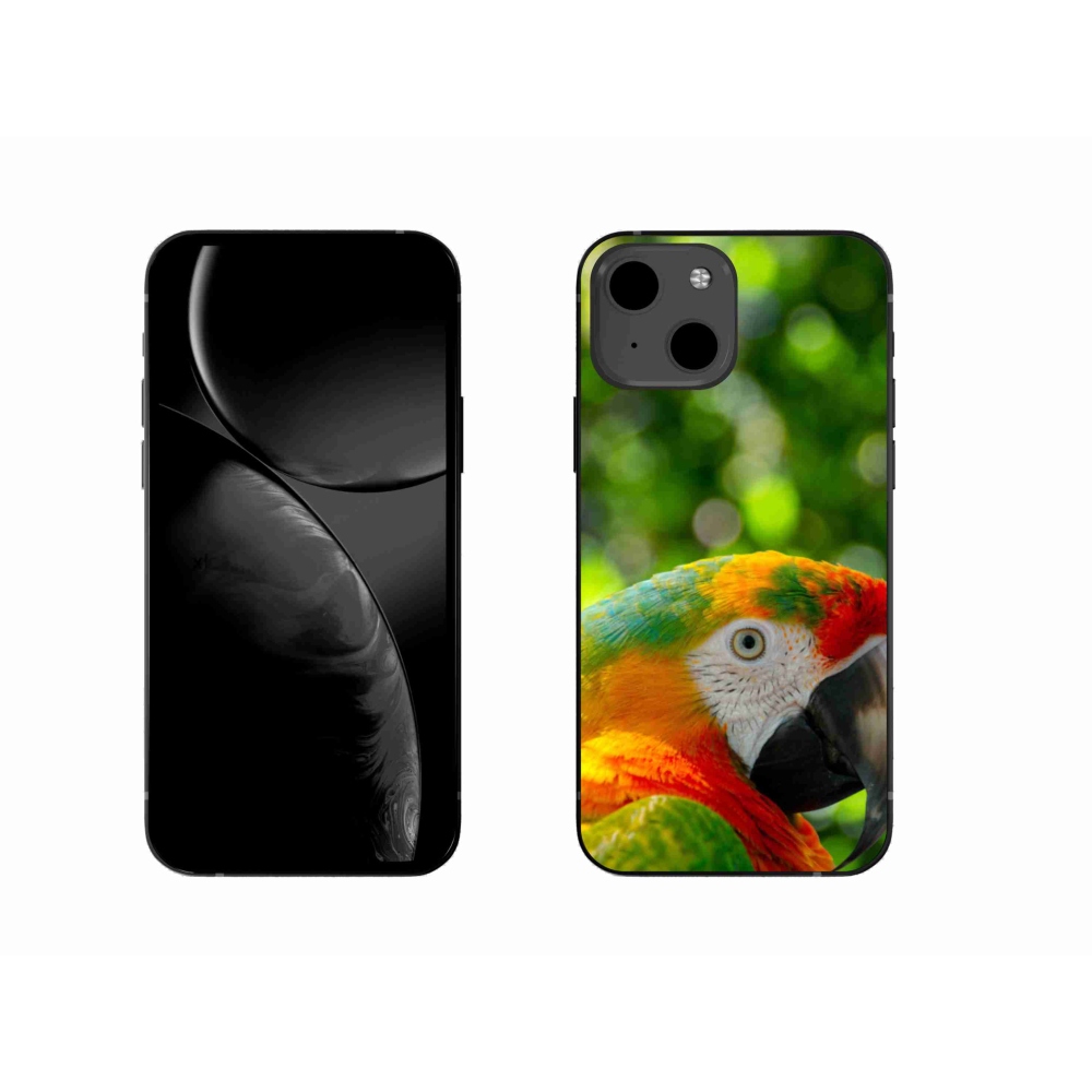 Gélový kryt mmCase na iPhone 13 - papagáj ara 3
