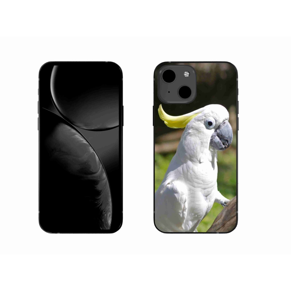 Gélový kryt mmCase na iPhone 13 - papagáj kakadu 2