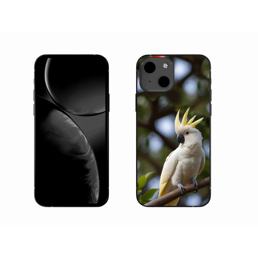 Gélový kryt mmCase na iPhone 13 - papagáj kakadu 3