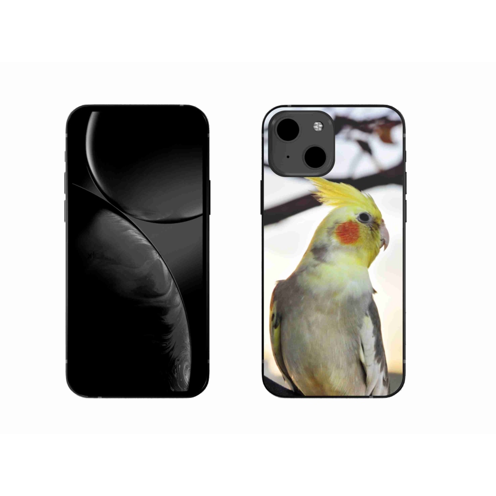 Gélový kryt mmCase na iPhone 13 - papagáj korela