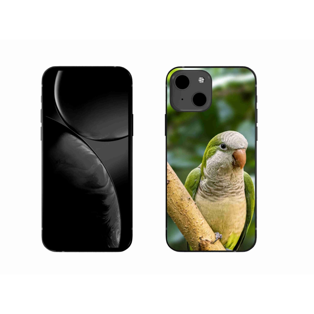 Gélový kryt mmCase na iPhone 13 - papagáj mníšok