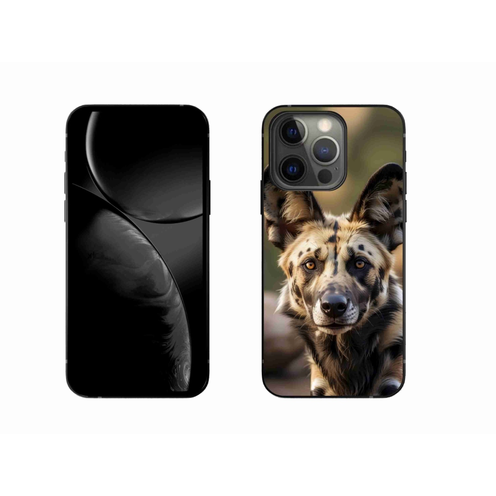 Gélový kryt mmCase na iPhone 13 Pro - africký divoký pes