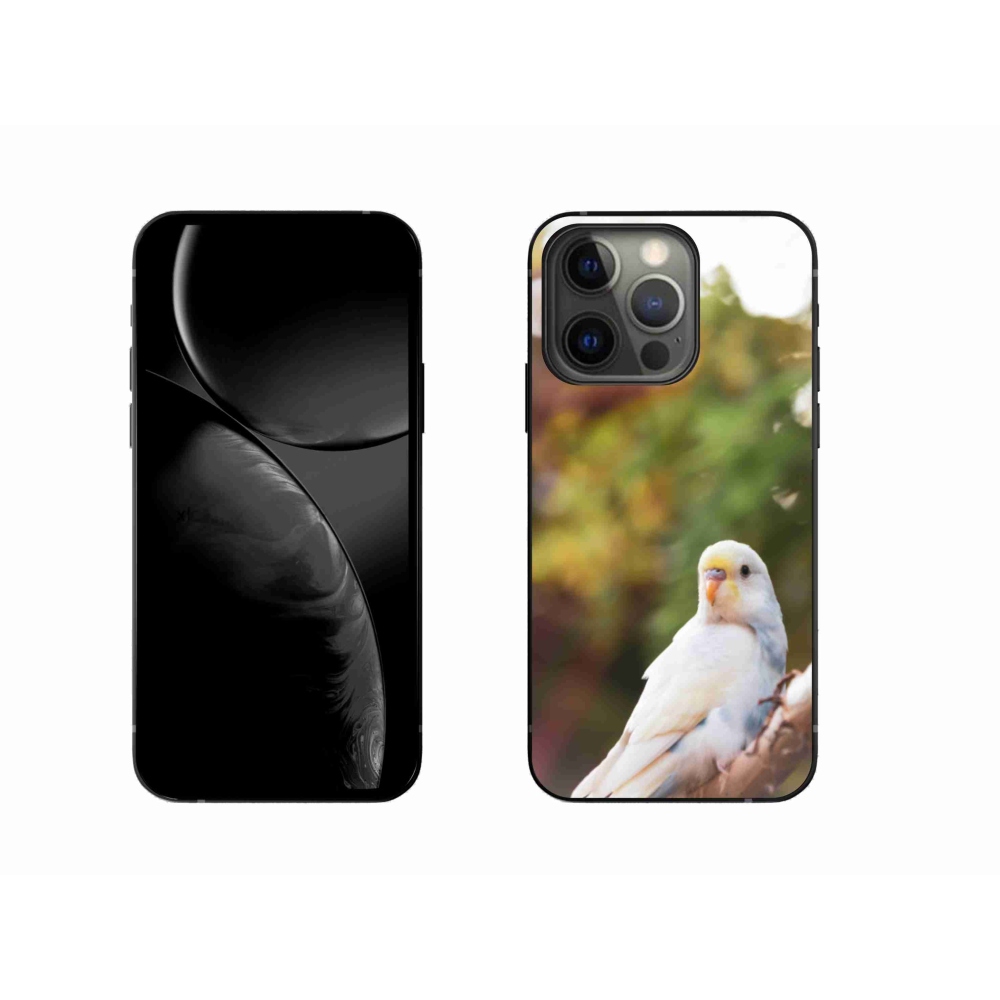 Gélový kryt mmCase na iPhone 13 Pro - andulka biela