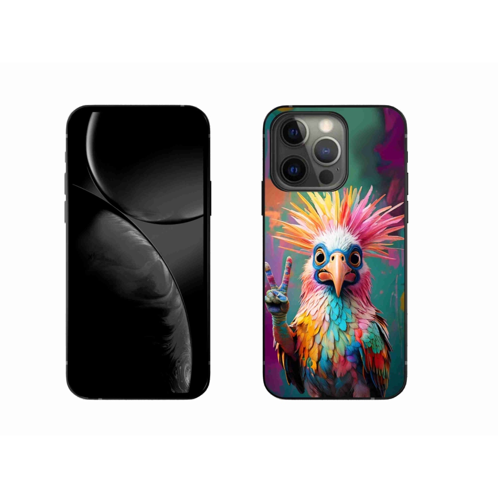 Gélový kryt mmCase na iPhone 13 Pro - farebný rebel
