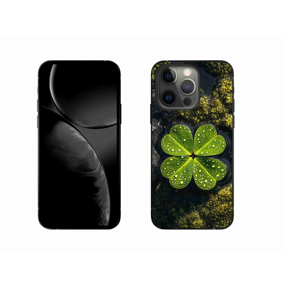 Gélový kryt mmCase na iPhone 13 Pro - štvorlístok