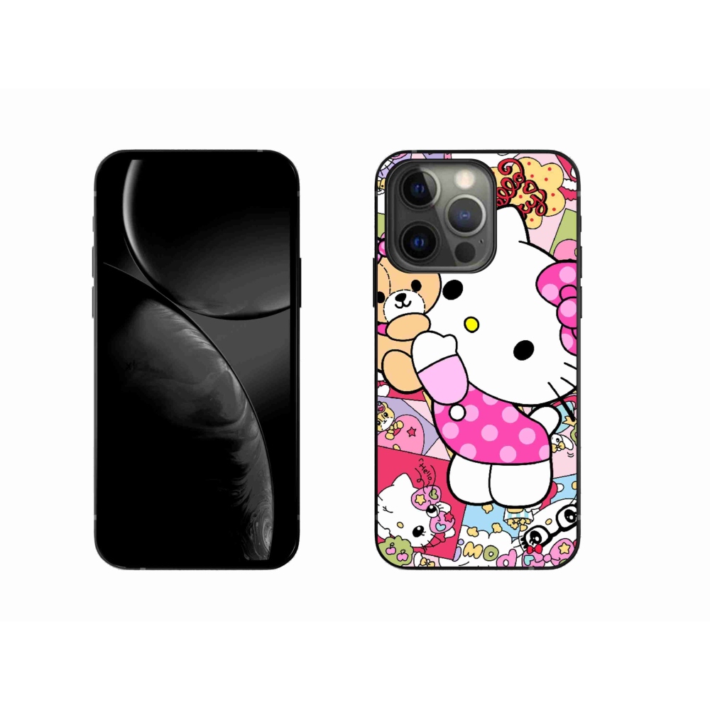 Gélový kryt mmCase na iPhone 13 Pro - cute kitty