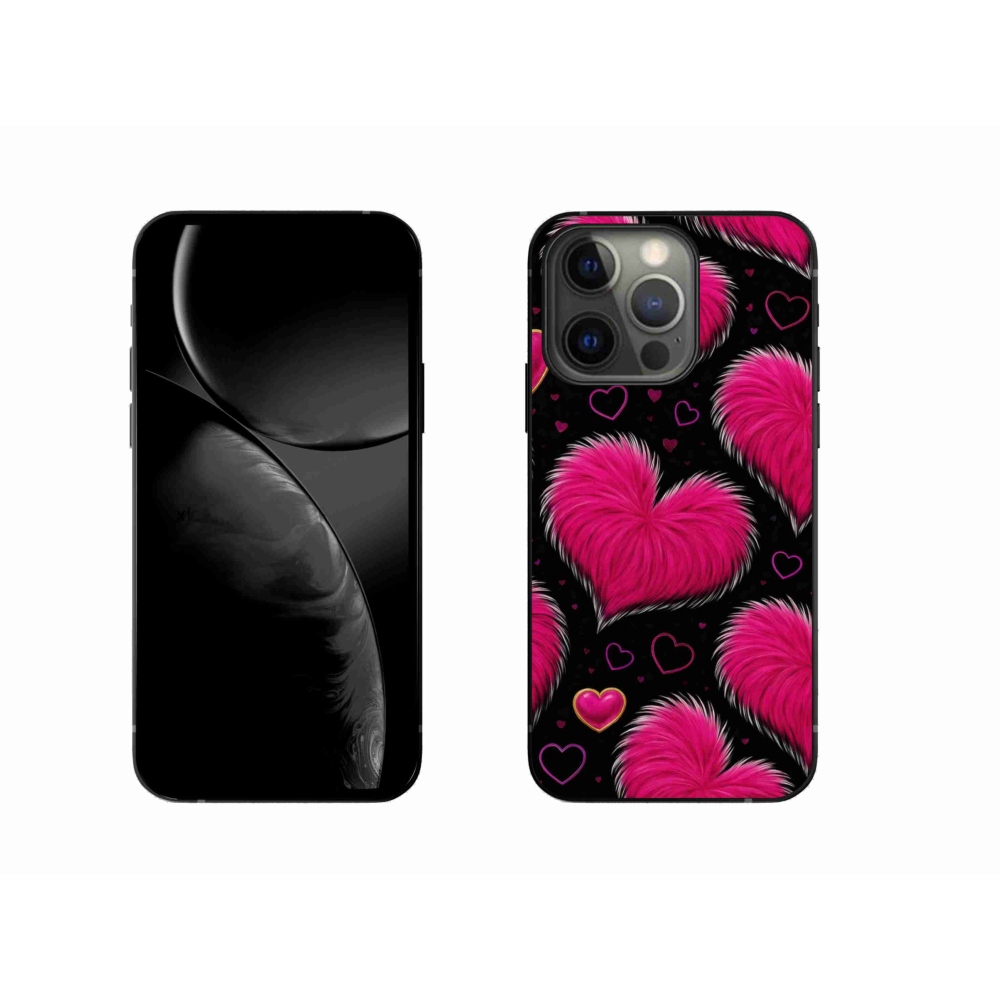 Gélový kryt mmCase na iPhone 13 Pro - hebké srdce