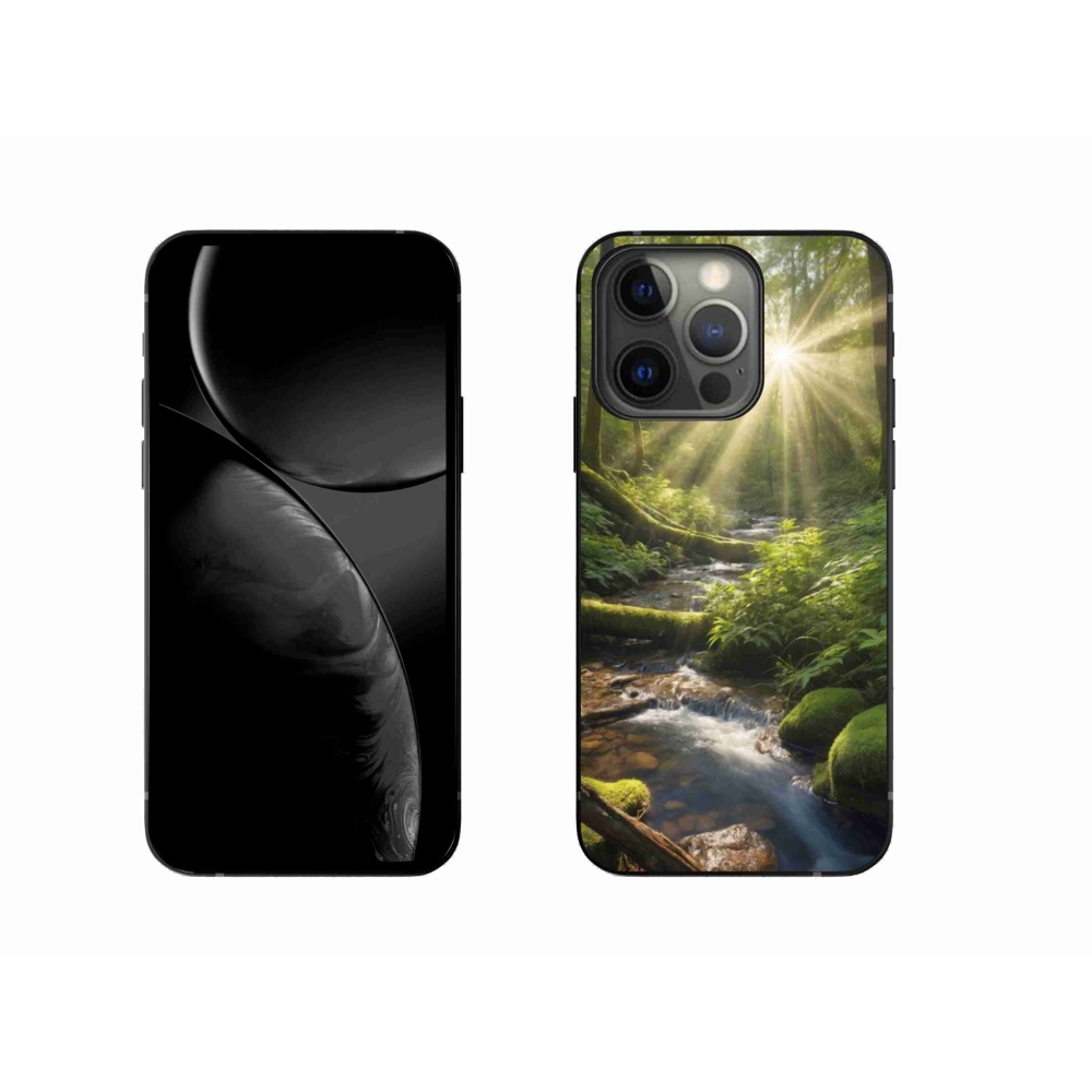 Gélový kryt mmCase na iPhone 13 Pro - hlbina lesa
