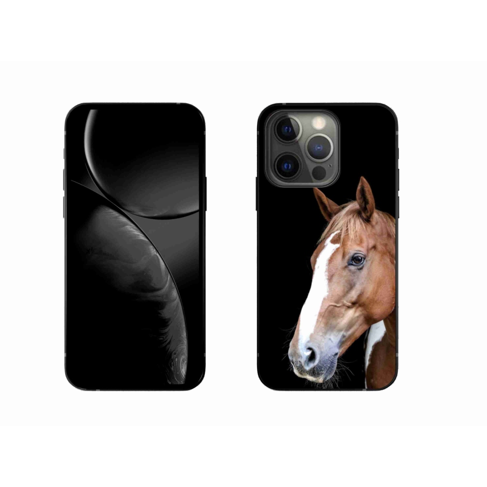 Gélový kryt mmCase na iPhone 13 Pro - hnedý kôň 3