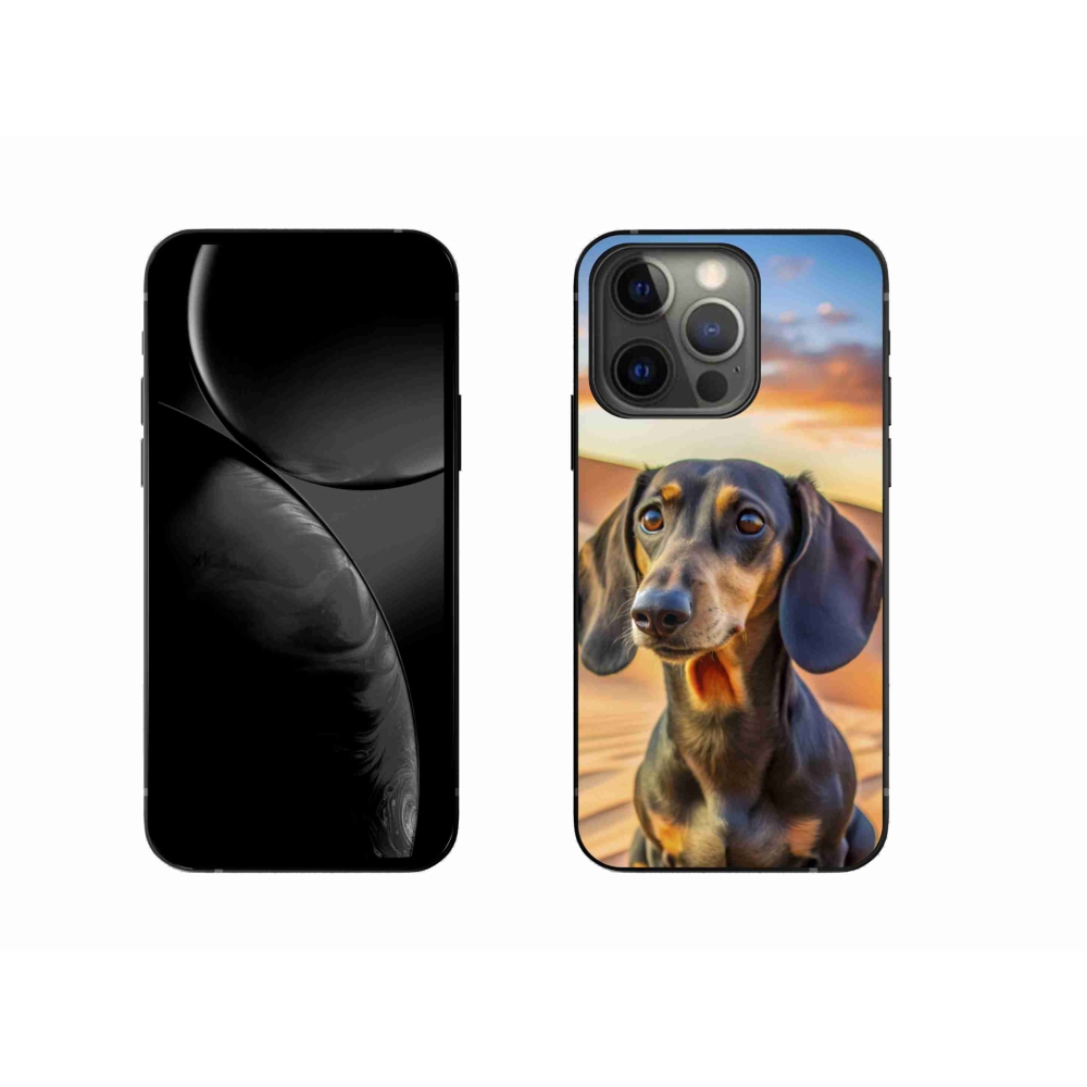 Gélový kryt mmCase na iPhone 13 Pro - jazvečík 3