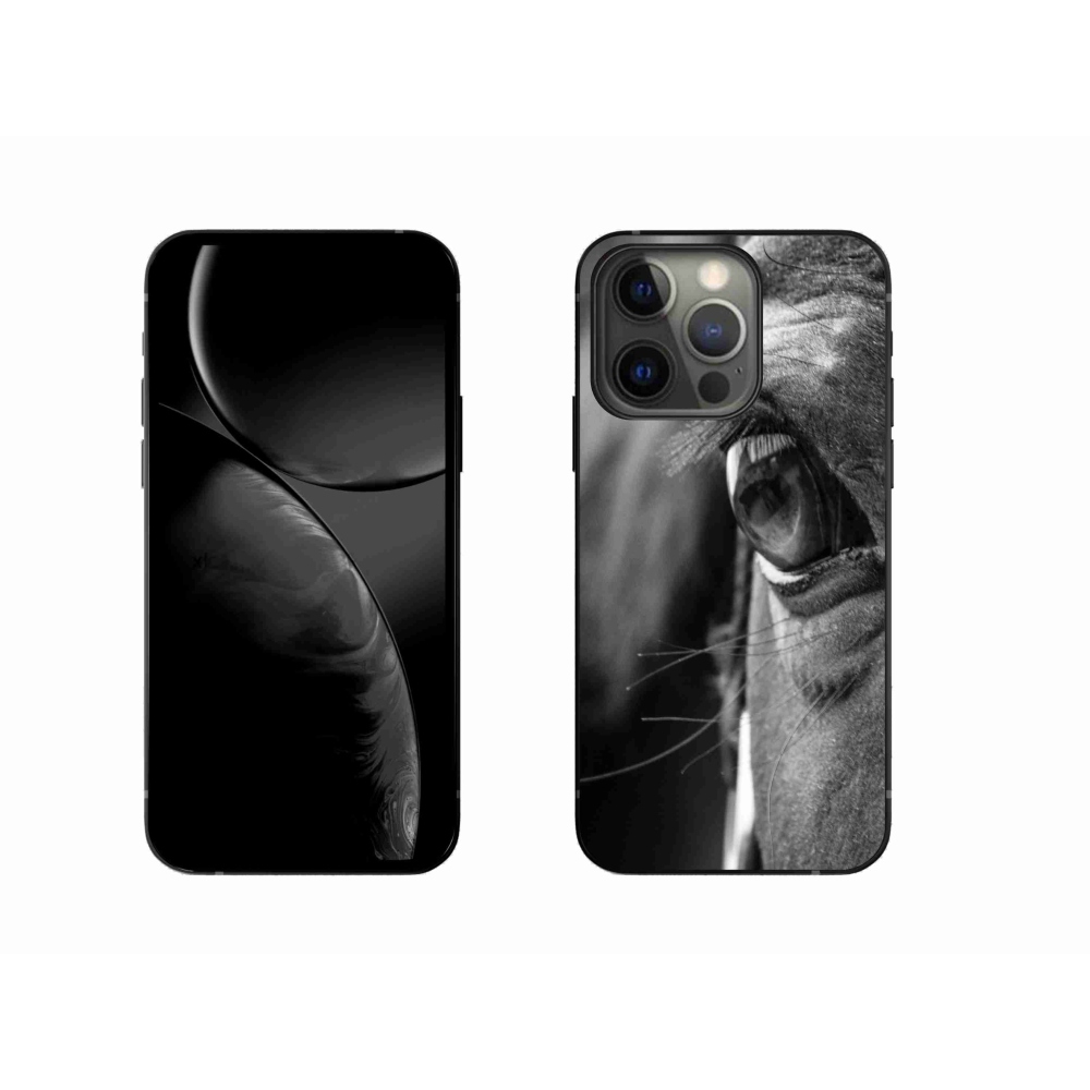 Gélový kryt mmCase na iPhone 13 Pro - konský pohľad