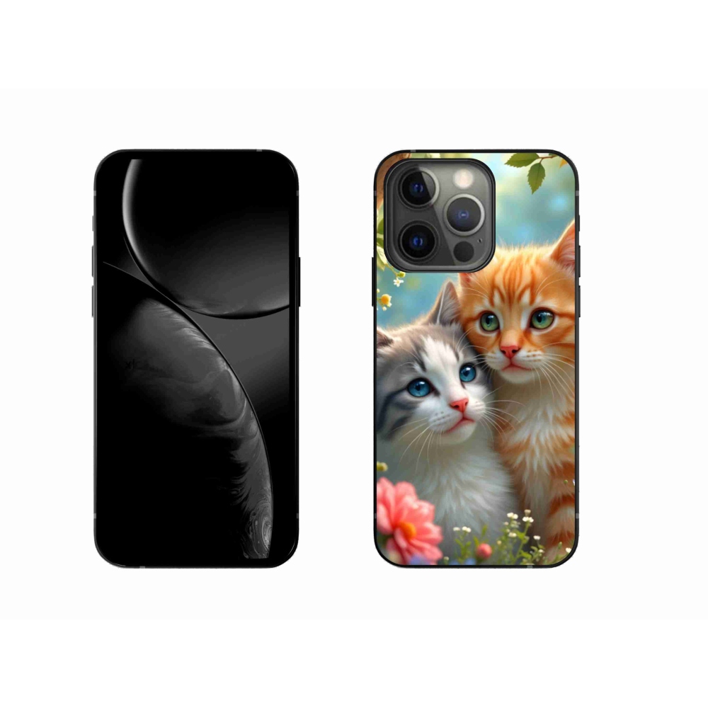 Gélový kryt mmCase na iPhone 13 Pro - mačacia láska 2