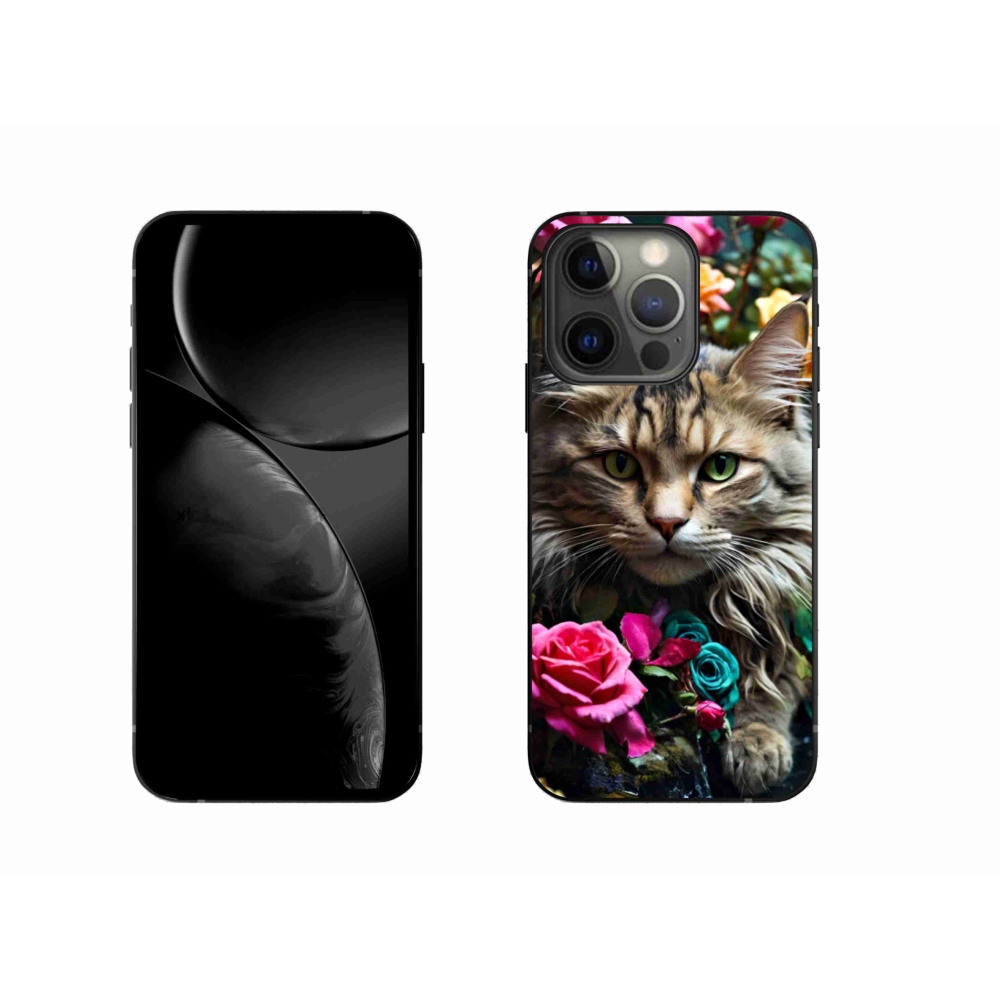 Gélový kryt mmCase na iPhone 13 Pro - mačacie pohľad 2