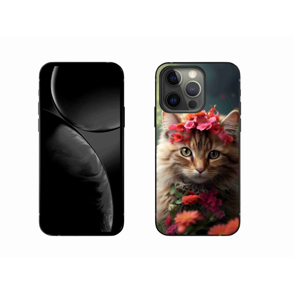 Gélový kryt mmCase na iPhone 13 Pro - mačacia princezná
