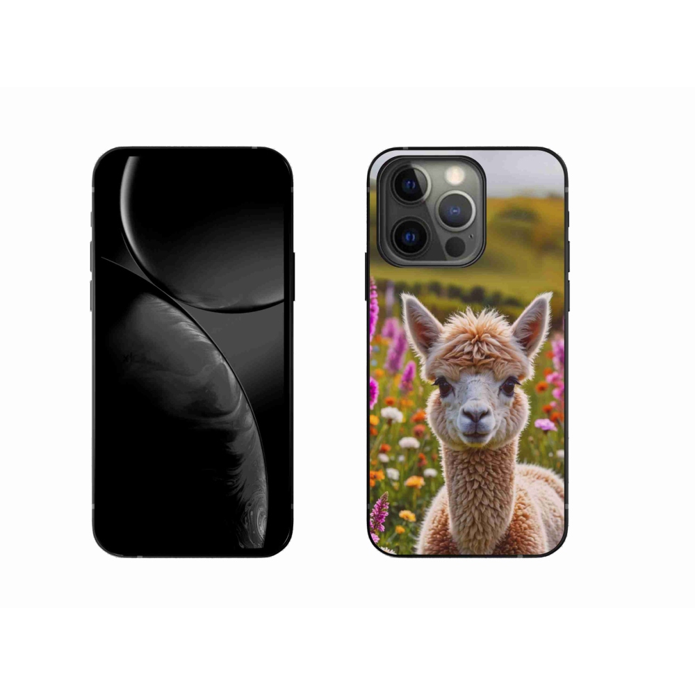 Gélový kryt mmCase na iPhone 13 Pro - lama na lúke