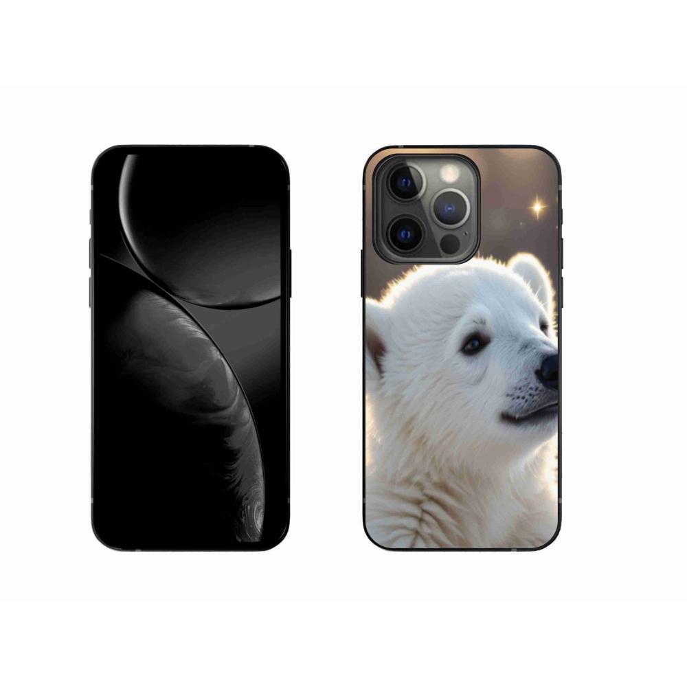 Gélový kryt mmCase na iPhone 13 Pro - ľadový medveď