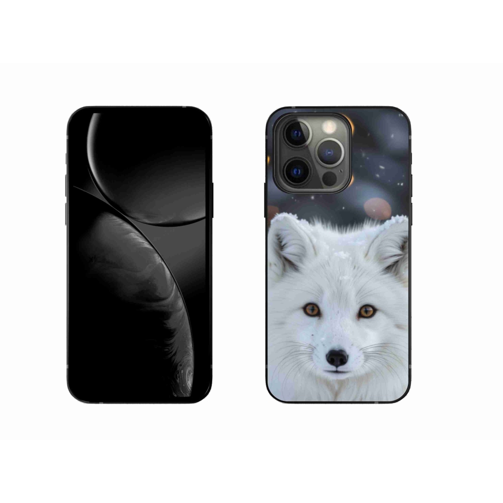 Gélový kryt mmCase na iPhone 13 Pro - líška polárna
