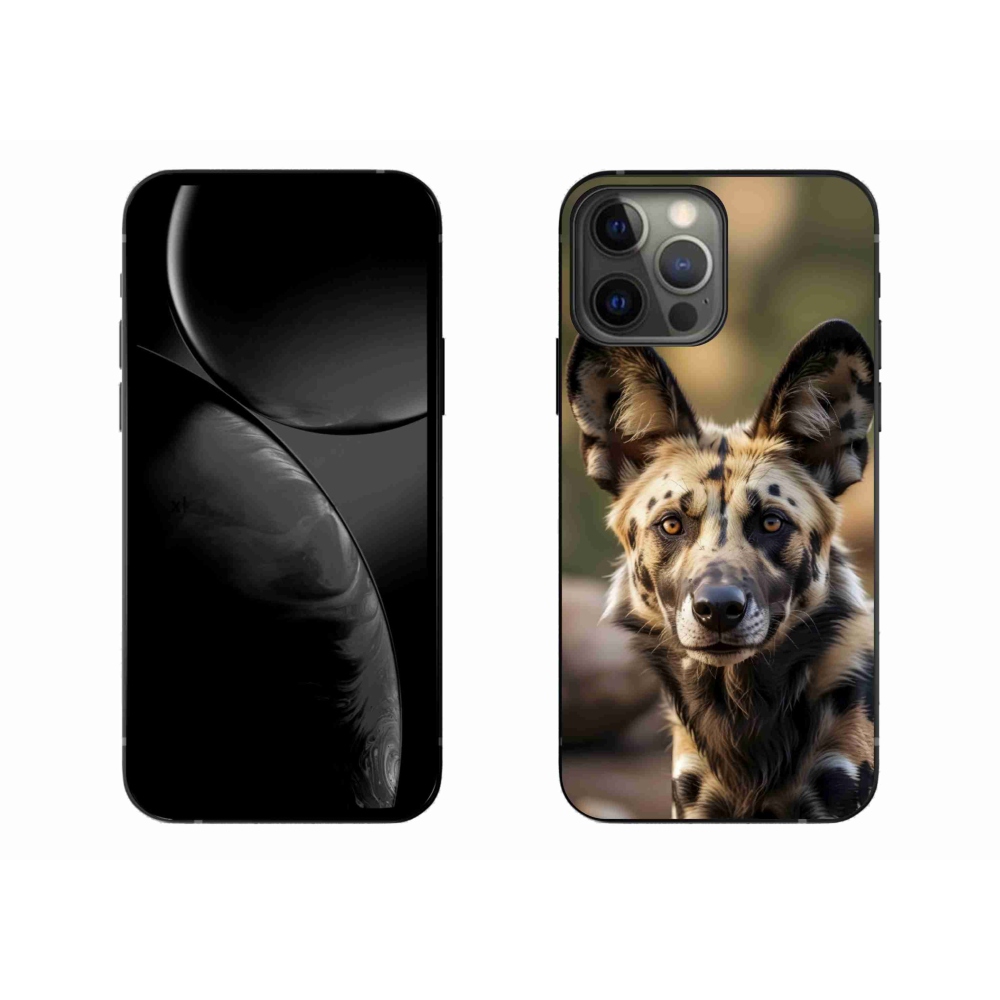 Gélový kryt mmCase na iPhone 13 Pro Max - africký divoký pes