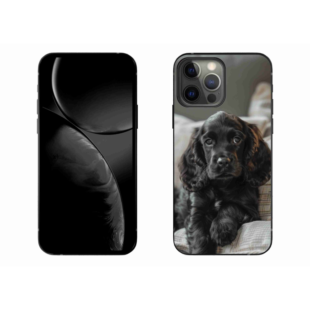 Gélový kryt mmCase na iPhone 13 Pro Max - anglický kokeršpaniel