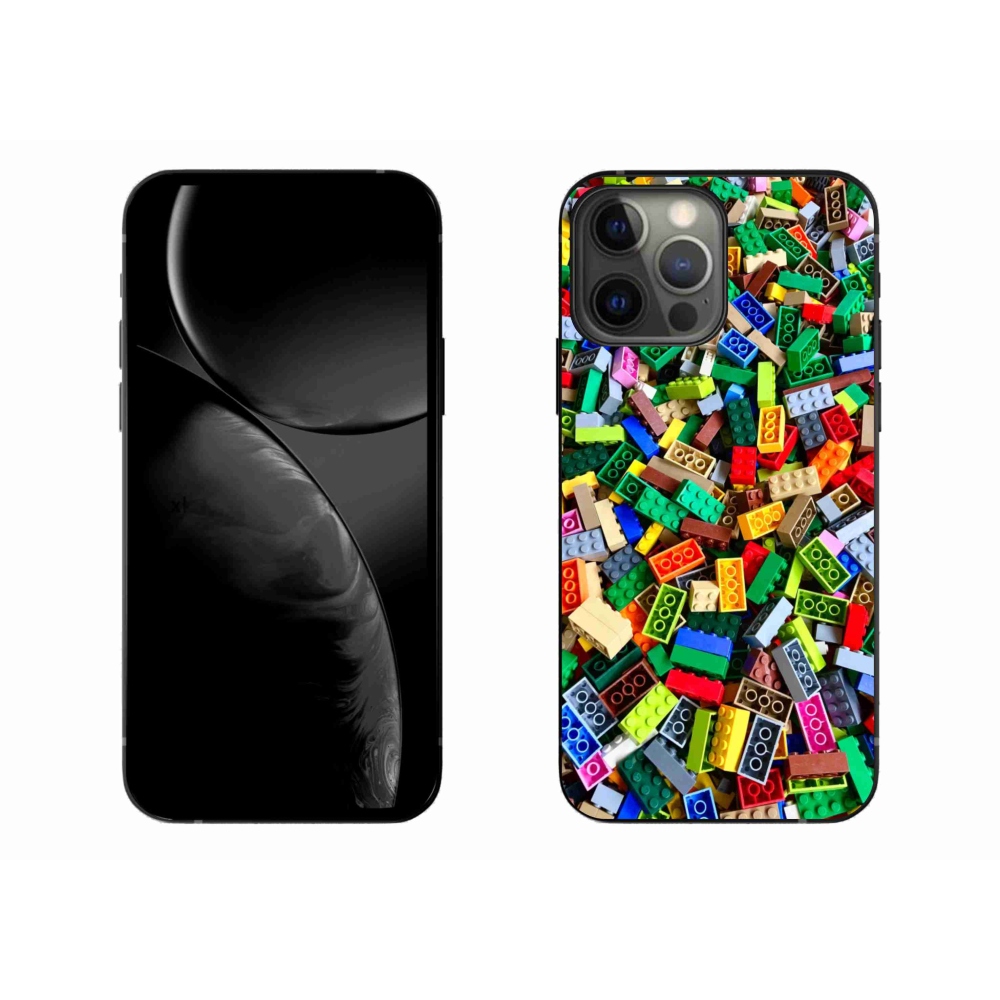 Gélový kryt mmCase na iPhone 13 Pro Max - farebné stavebné kocky