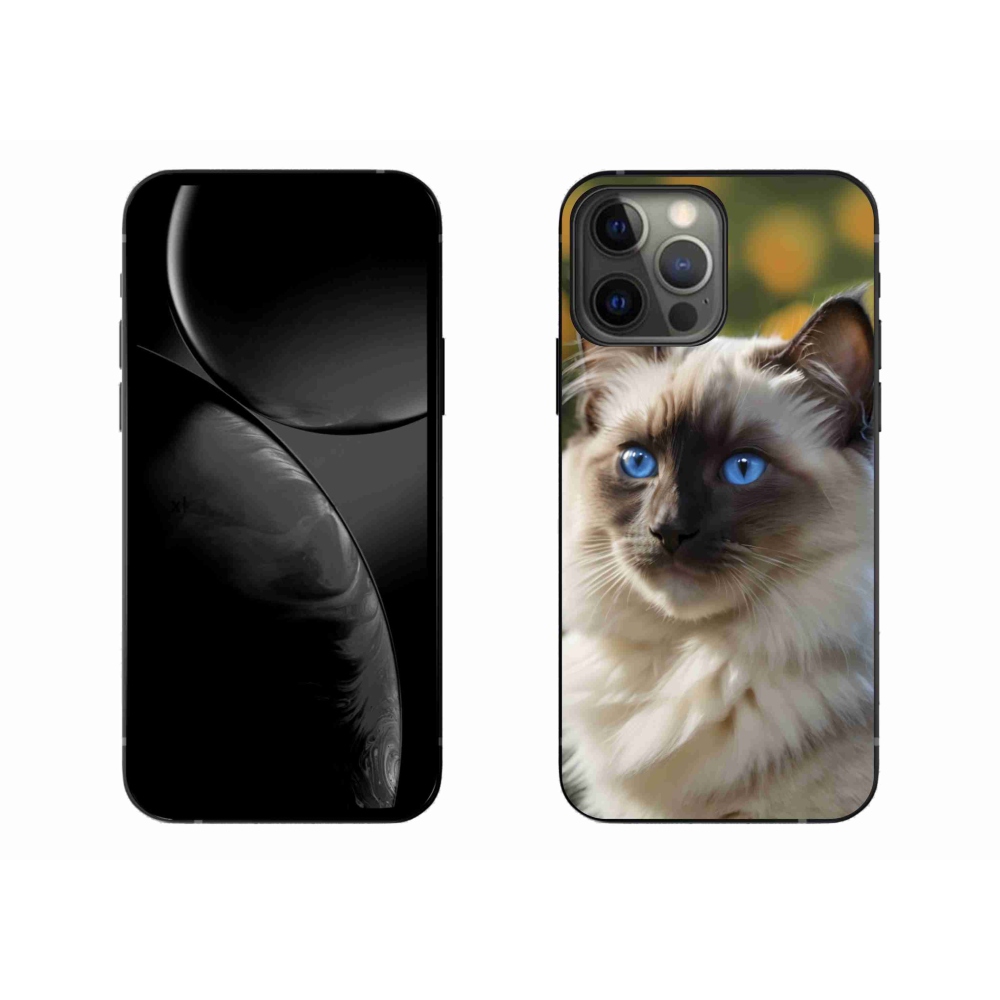Gélový kryt mmCase na iPhone 13 Pro Max - biely ragdoll