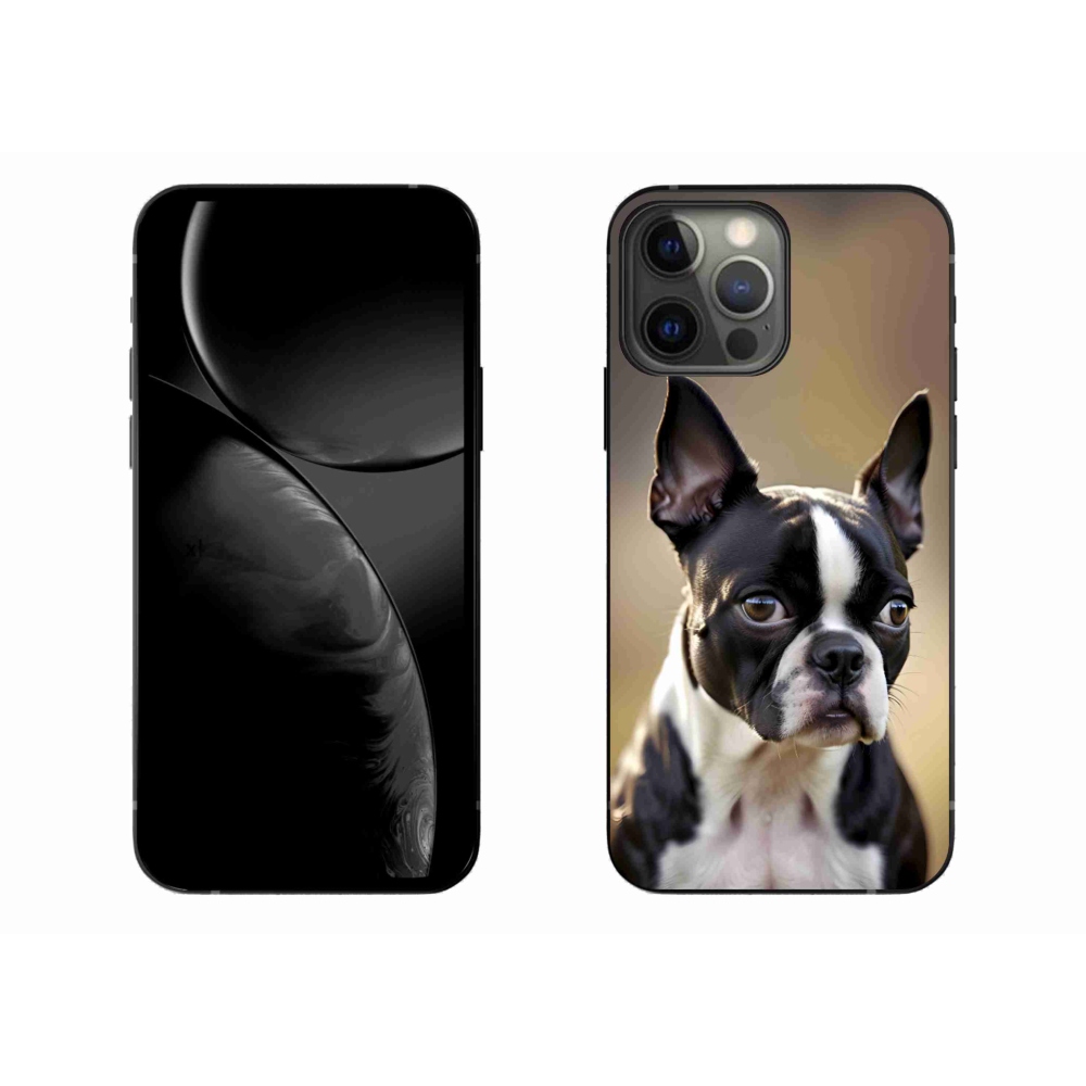 Gélový kryt mmCase na iPhone 13 Pro Max - bostonský teriér