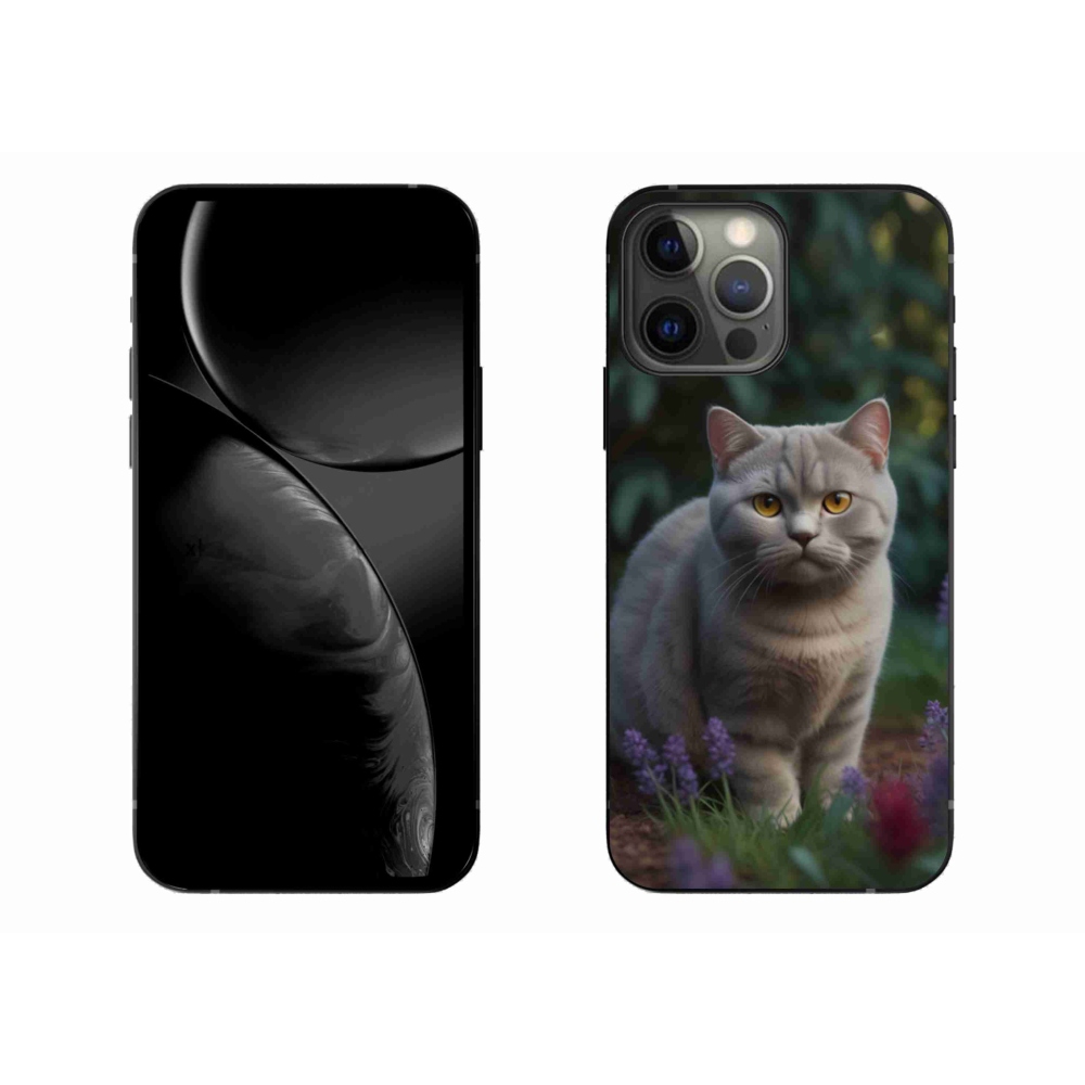 Gélový kryt mmCase na iPhone 13 Pro Max - britská mačka