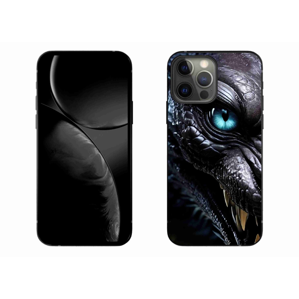 Gélový kryt mmCase na iPhone 13 Pro Max - dračí pohľad