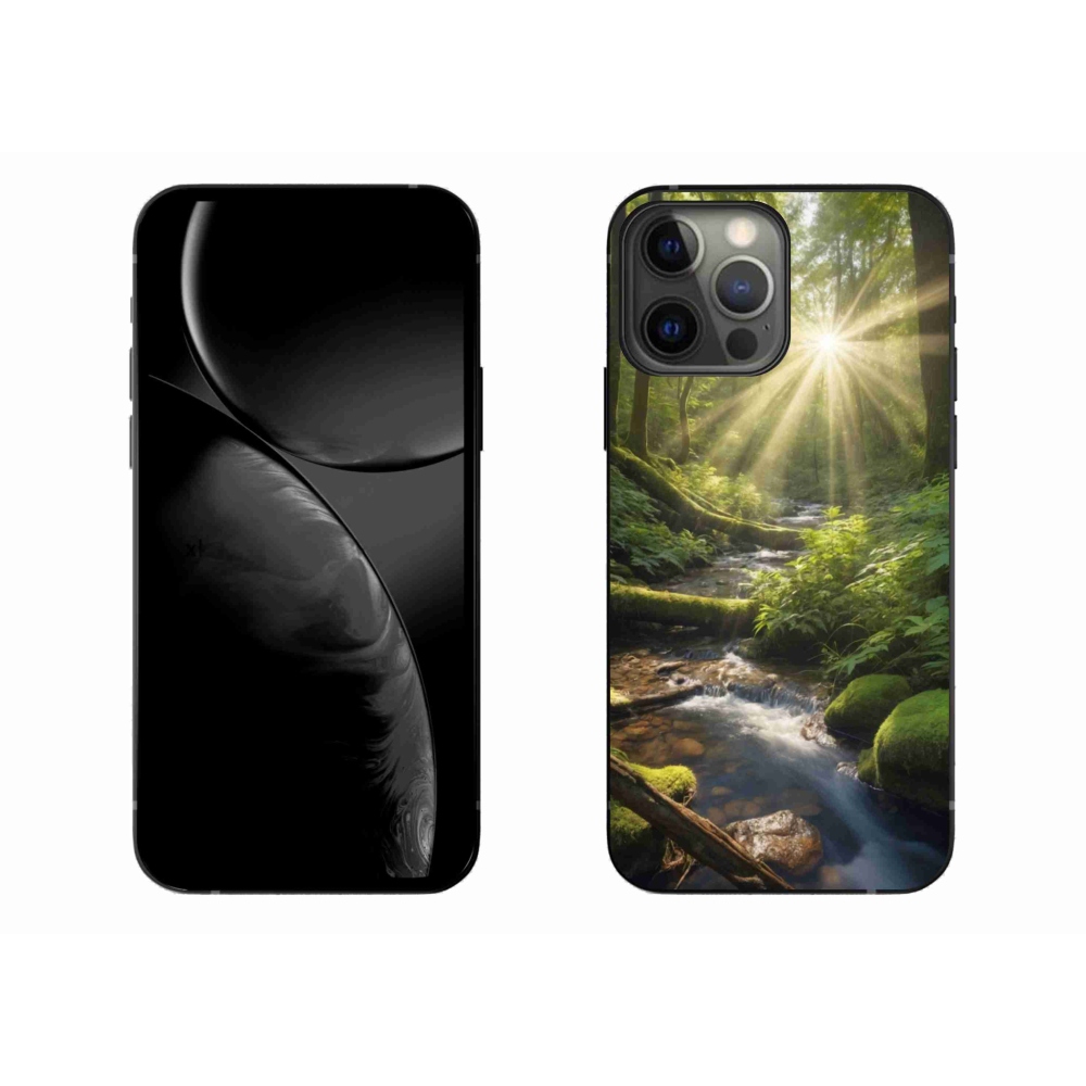 Gélový kryt mmCase na iPhone 13 Pro Max - hlbina lesa